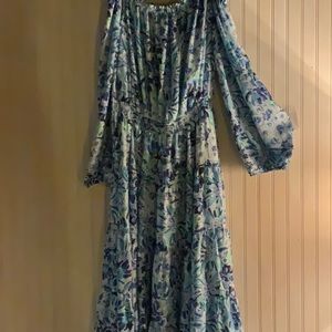 Lilly Pulitzer off the shoulder printed midi dress
